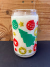 2025 Holiday Beer Glass candle